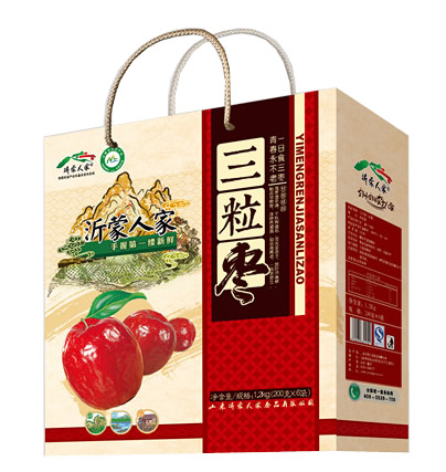 山东特产沂蒙人家三粒枣